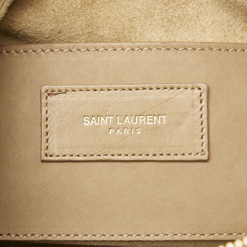 Yves Saint Laurent Yves Saint Laurent Saint Laurent Baby Duffle Leather 2way Bag Leather Shoulder Bag 330958 Size ONE SIZE - 10 Thumbnail