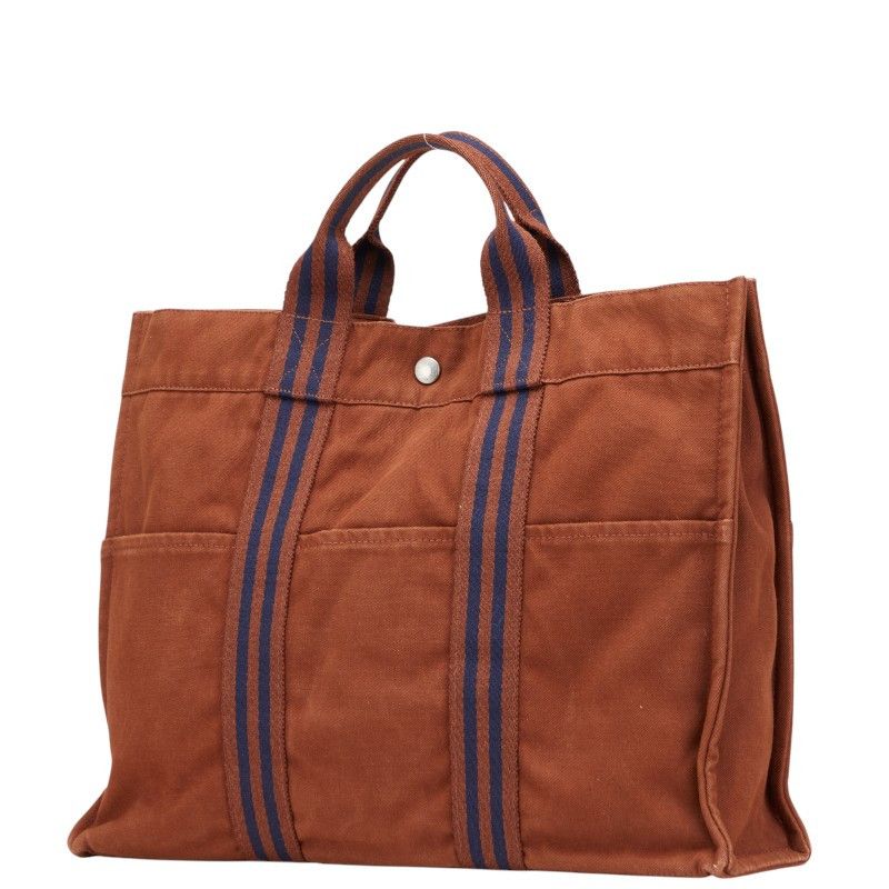 Hermes Hermes Hermes Fourre Tout Canvas Tote Bag Canvas Tote Bag Size ONE SIZE - 2 Thumbnail