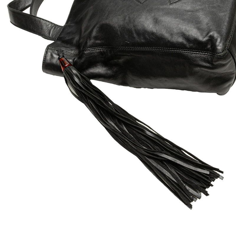 Chanel Chanel Chanel Fringe Coco Mark Lambskin Tote Bag Leather Tote Bag Size ONE SIZE - 5 Thumbnail