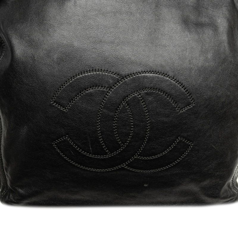 Chanel Chanel Chanel Fringe Coco Mark Lambskin Tote Bag Leather Tote Bag Size ONE SIZE - 6 Thumbnail