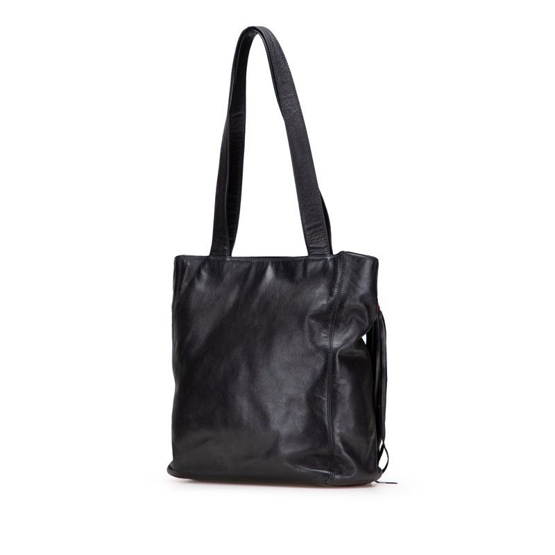 Chanel Chanel Chanel Fringe Coco Mark Lambskin Tote Bag Leather Tote Bag Size ONE SIZE - 2 Thumbnail