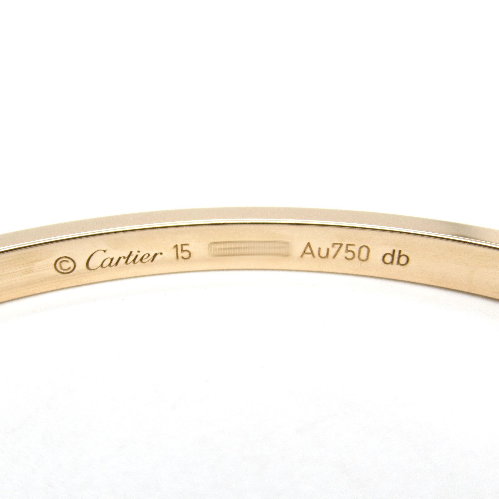 Cartier Cartier Cartier Love Bracelet Au750 Bracelet Size 15 Metal Bracelet Size ONE SIZE - 4 Thumbnail