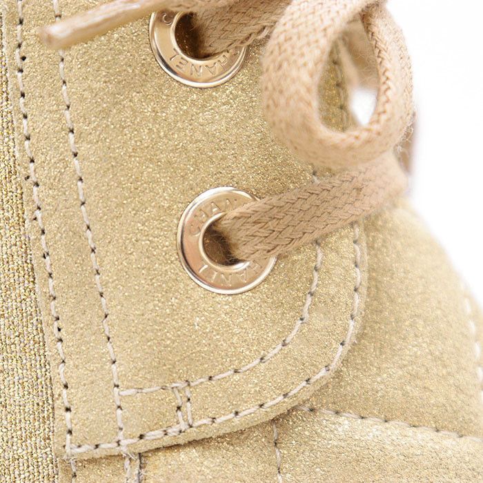 Chanel Chanel Chanel G28925 Monogram Suede Sneakers Leather Shoes G28925 DUTY FREE for USA Size ONE SIZE - 3 Thumbnail