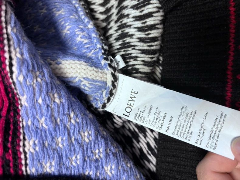 Loewe LOEWE Nordic Style Snowflake Sweater Size US S / EU 44-46 / 1 - 6 Thumbnail