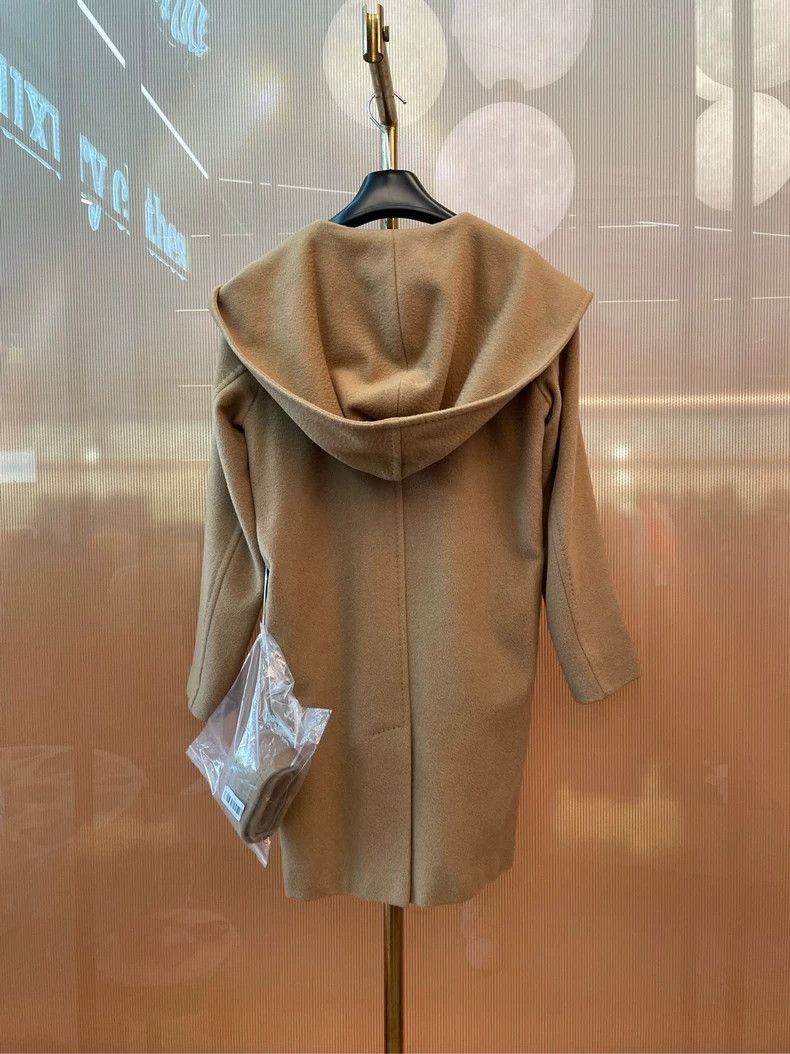 Max Mara Max Mara Camel Hooded Long Sleeve Coat Size US M / EU 48-50 / 2 - 3 Thumbnail