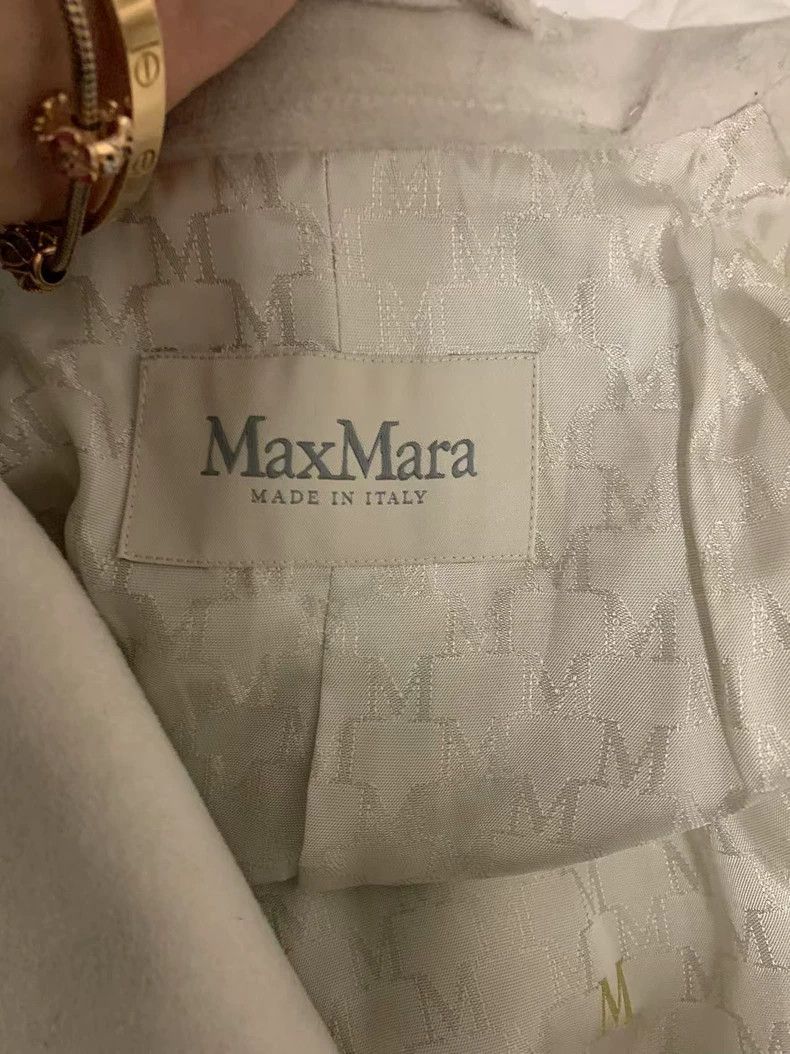 Max Mara MaxMara Madame 101801 White Coat Size US M / EU 48-50 / 2 - 3 Thumbnail