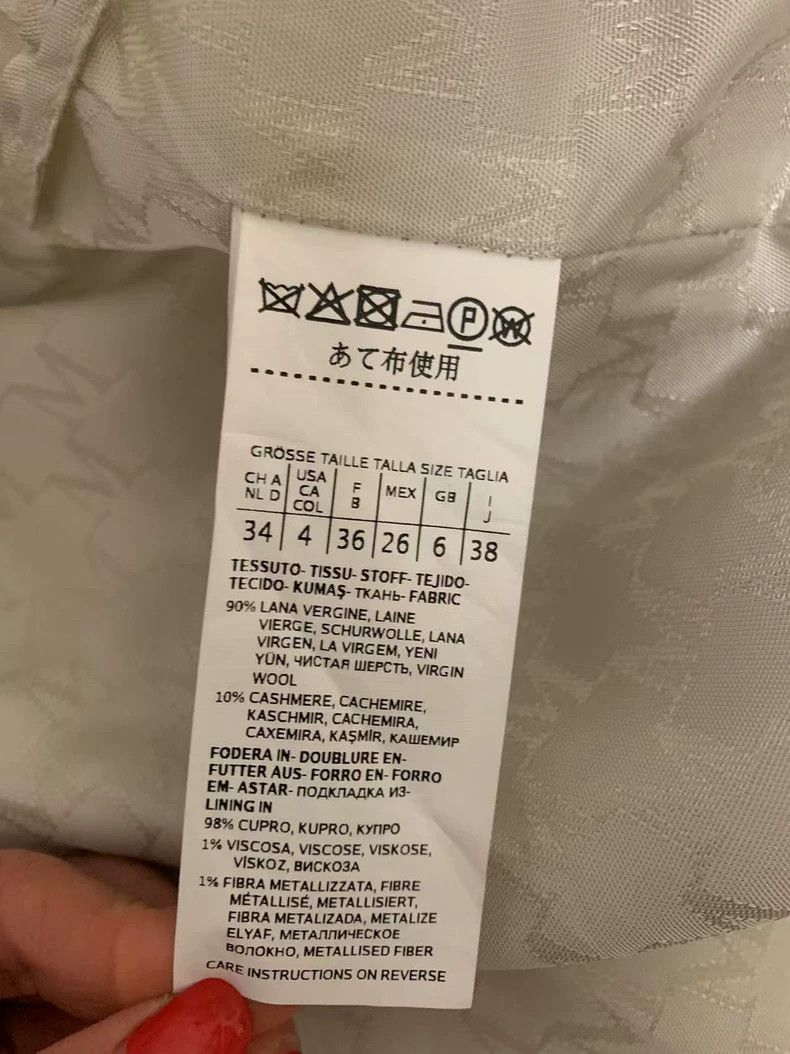 Max Mara MaxMara Madame 101801 White Coat Size US M / EU 48-50 / 2 - 5 Thumbnail