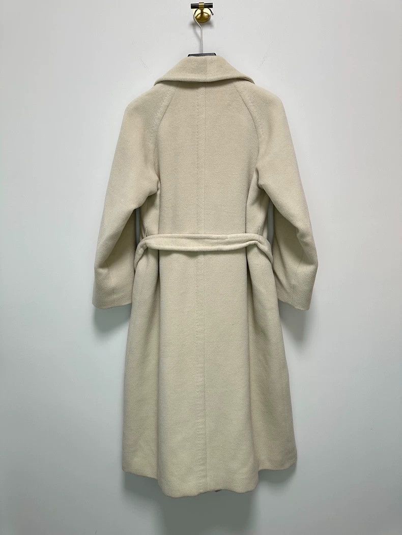 Vintage MaxMara Alpaca Wool Buckle Coat Size US XS / EU 42 / 0 - 3 Thumbnail