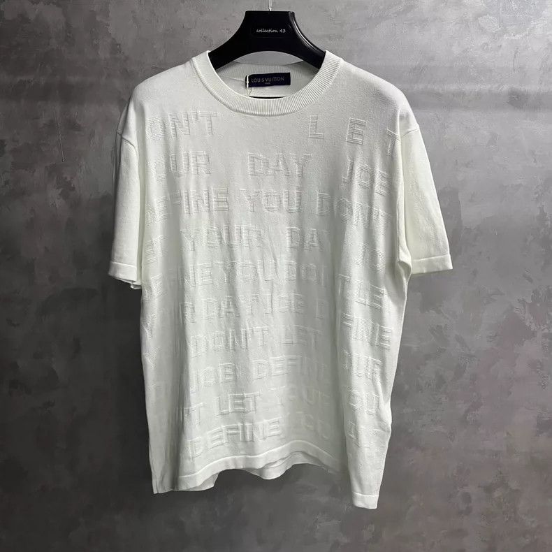 Louis Vuitton Louis Vuitton White 3D Letter Short Sleeve T-shirt Size US M / EU 48-50 / 2 - 2 Thumbnail
