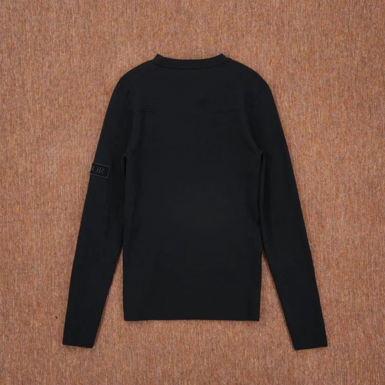Dior DIOR embroidered sleeve knit sweater Size US XS / EU 42 / 0 - 2 Thumbnail