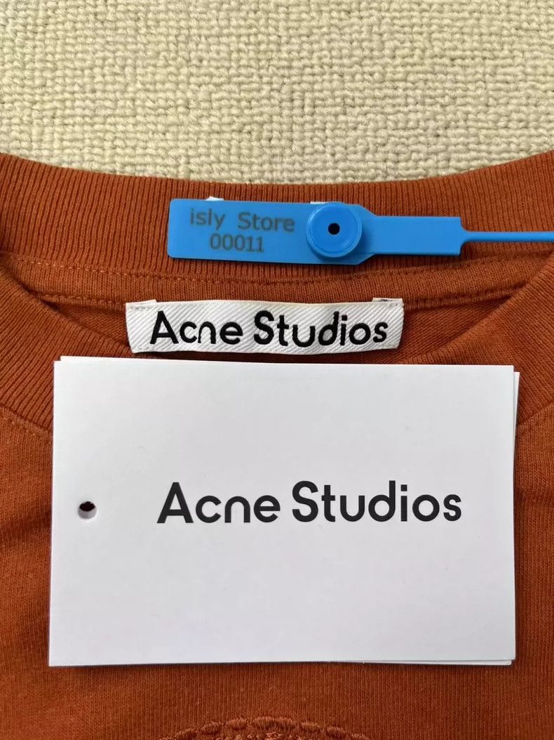 Acne Studios Acne Studios orange short sleeve tee Size US XS / EU 42 / 0 - 4 Thumbnail