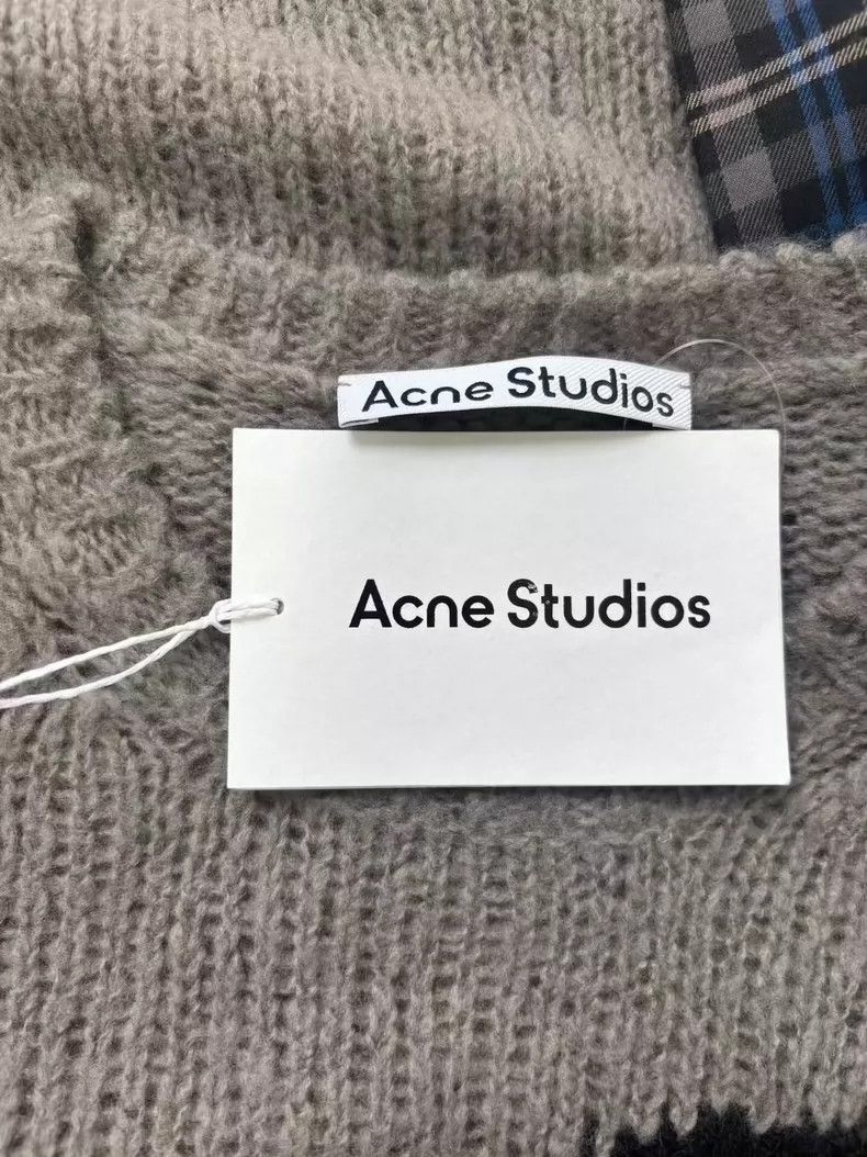 Acne Studios Acne Studios FW24 relaxed check knit sweater Size US M / EU 48-50 / 2 - 4 Thumbnail