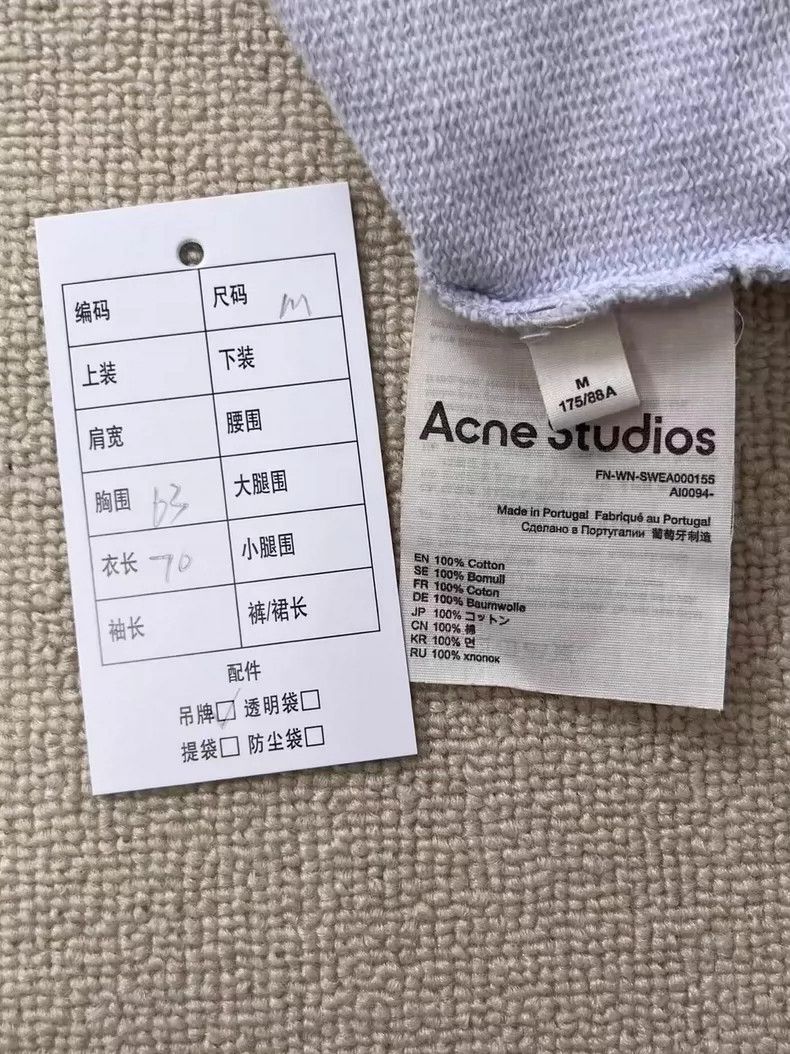 Acne Studios acne studios graffiti long sleeve sweatshirt Size US M / EU 48-50 / 2 - 6 Thumbnail