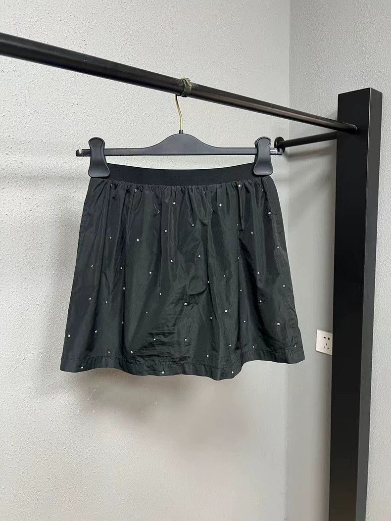 Miu Miu miumiu rhinestone sporty shorts Size US 38 / EU 54 - 2 Thumbnail