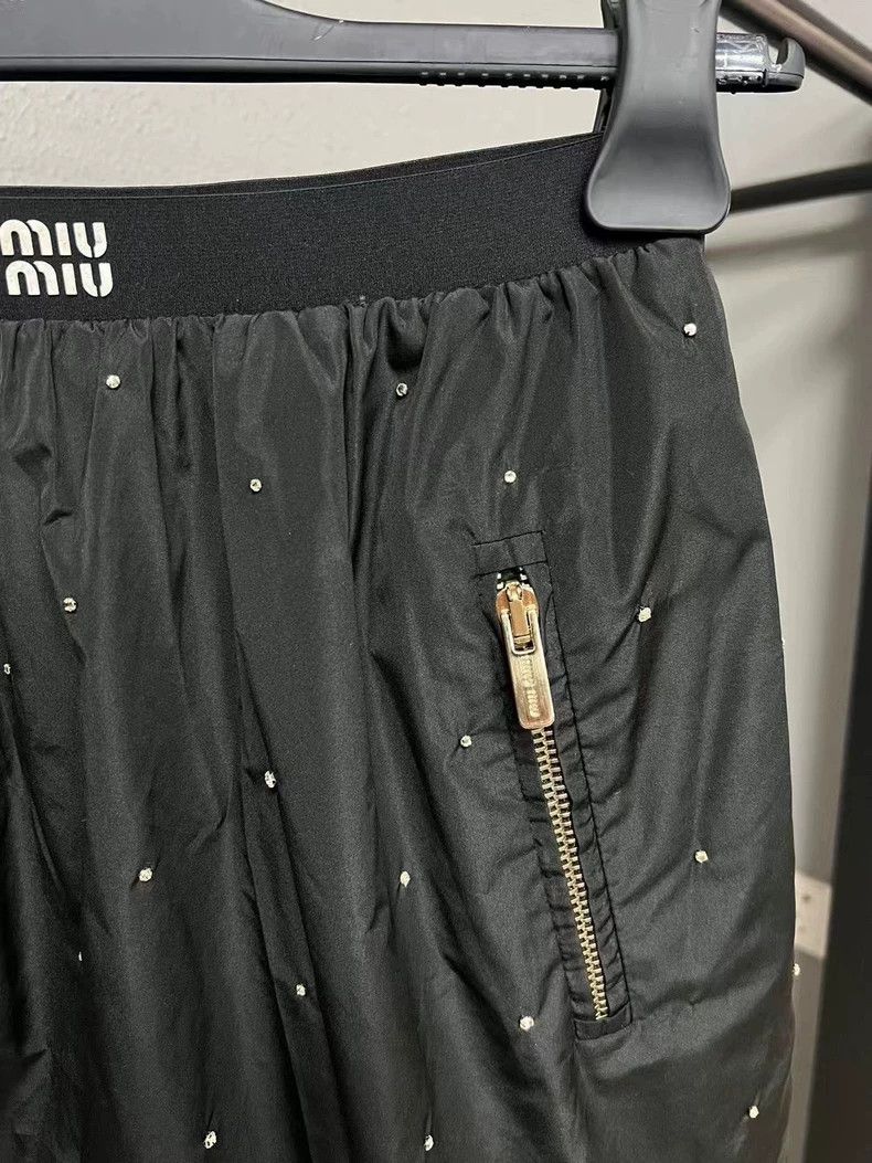 Miu Miu miumiu rhinestone sporty shorts Size US 38 / EU 54 - 3 Thumbnail