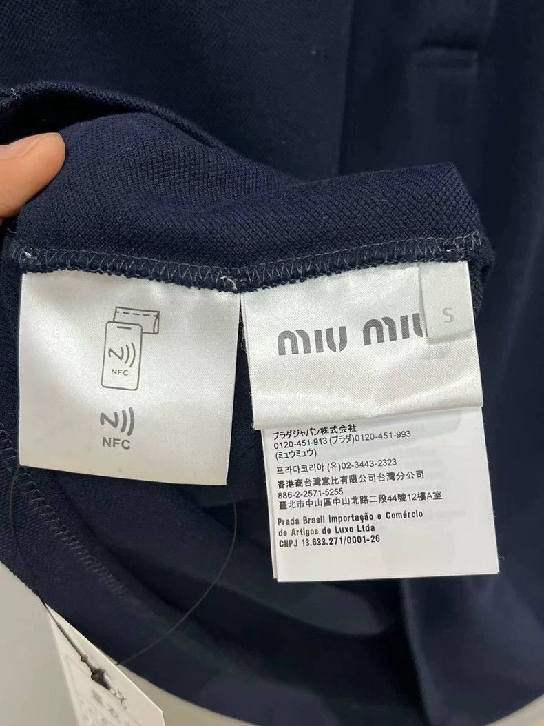 Miu Miu miumiu short sleeve polo shirt Size US S / EU 44-46 / 1 - 4 Thumbnail