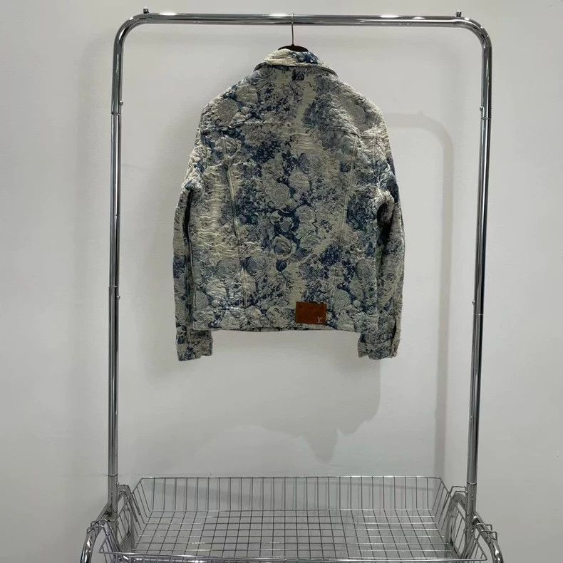 Louis Vuitton louis vuitton floral denim jacket Size US L / EU 52-54 / 3 - 2 Thumbnail