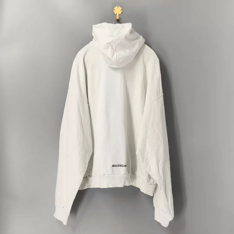 Balenciaga Balenciaga solid letter embroidered hoodie Size US S / EU 44-46 / 1 - 2 Thumbnail