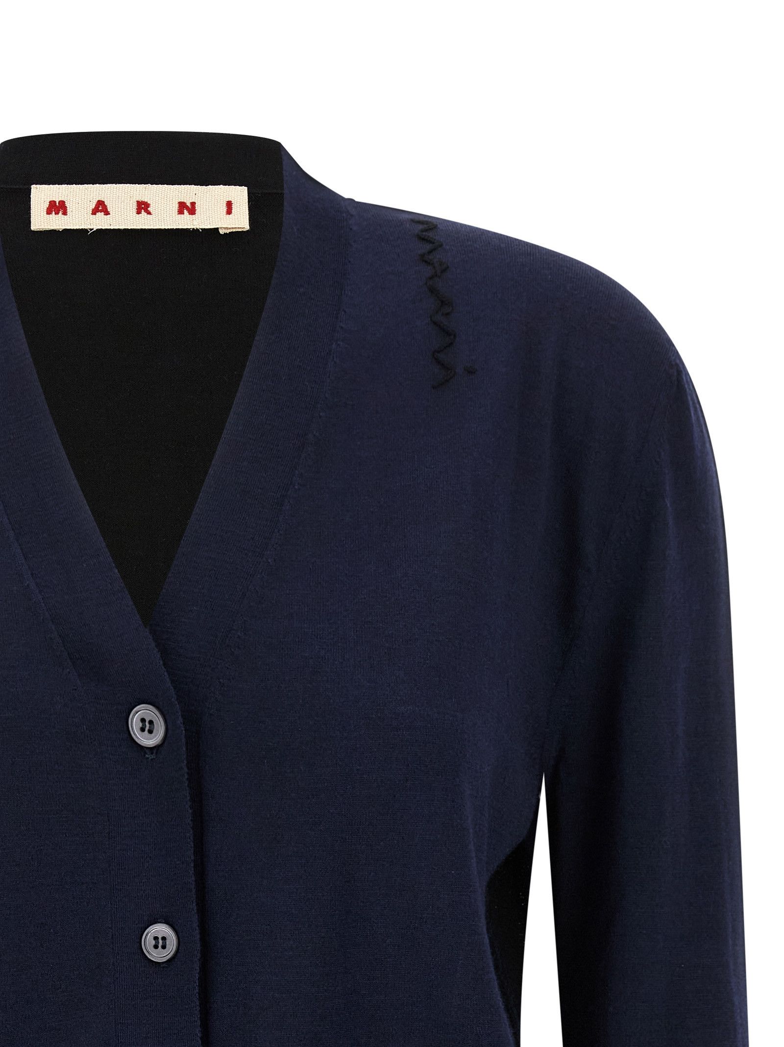 Marni Two-Tone Cardigan Size M / US 6-8 / IT 42-44 - 3 Thumbnail