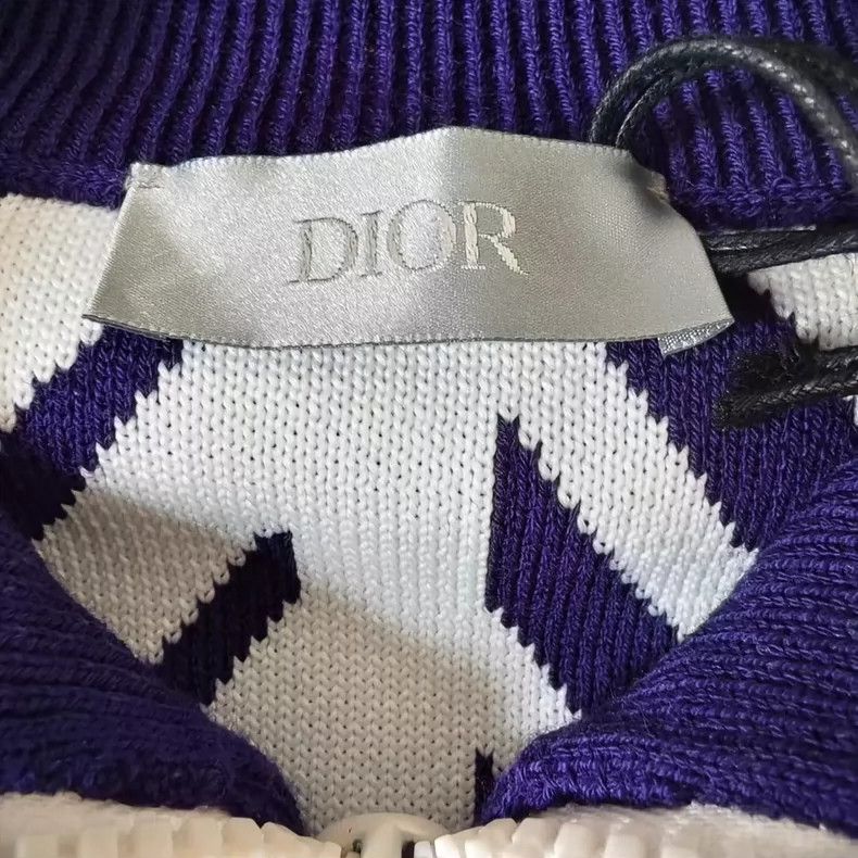 Dior DIOR men's high neck zip knit sweater Size US M / EU 48-50 / 2 - 3 Thumbnail