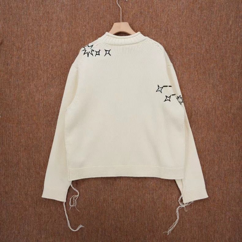 Dior Dior new embroidered star knit sweater Size US XXL / EU 58 / 5 - 2 Thumbnail