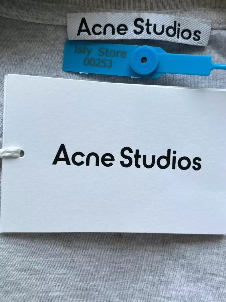 Acne Studios Acne Studios Gray Short Sleeve Tee Size US M / EU 48-50 / 2 - 4 Thumbnail