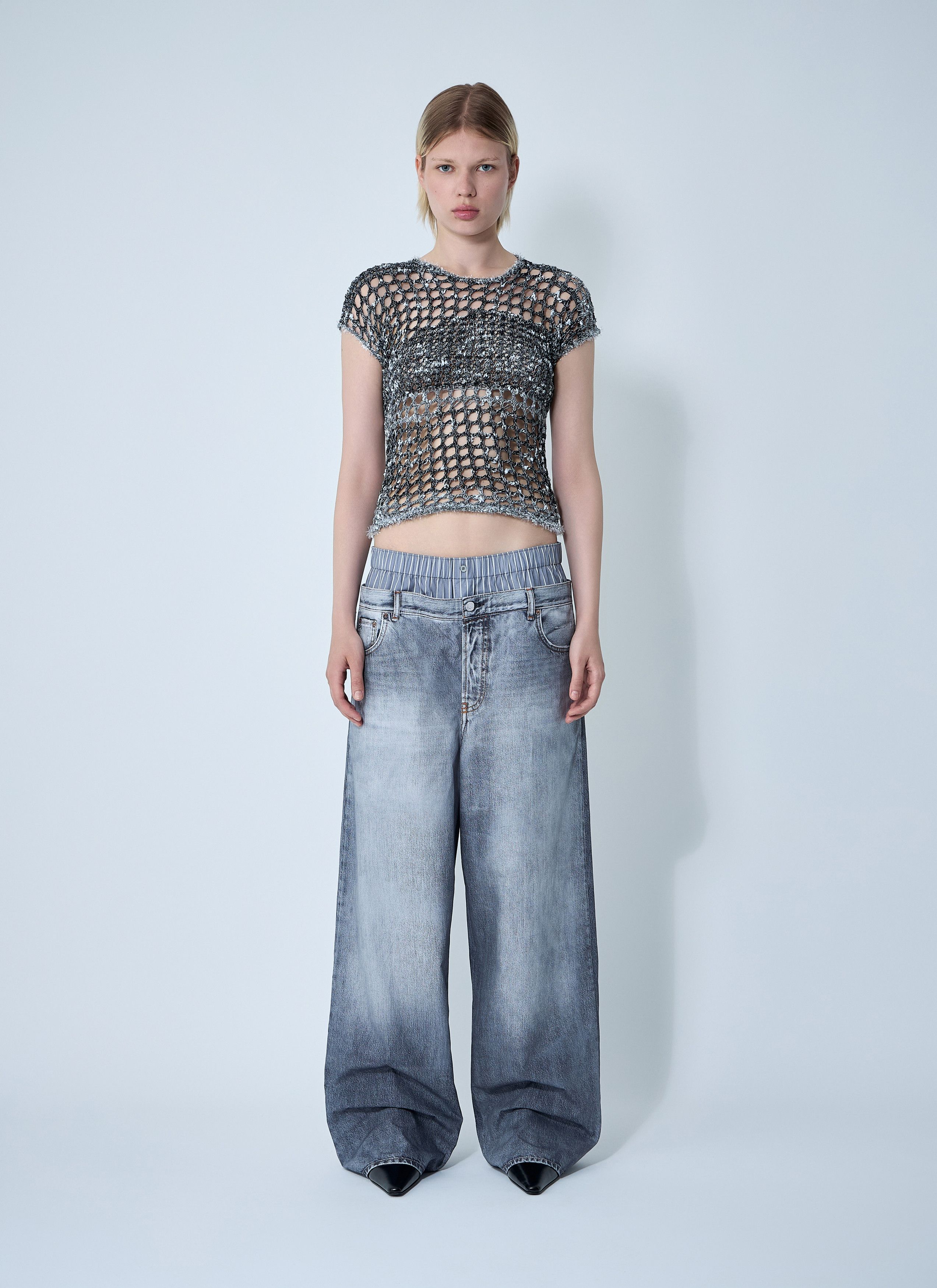 Acne Studios Crochet Top Size L / US 10 / IT 46 - 2 Thumbnail