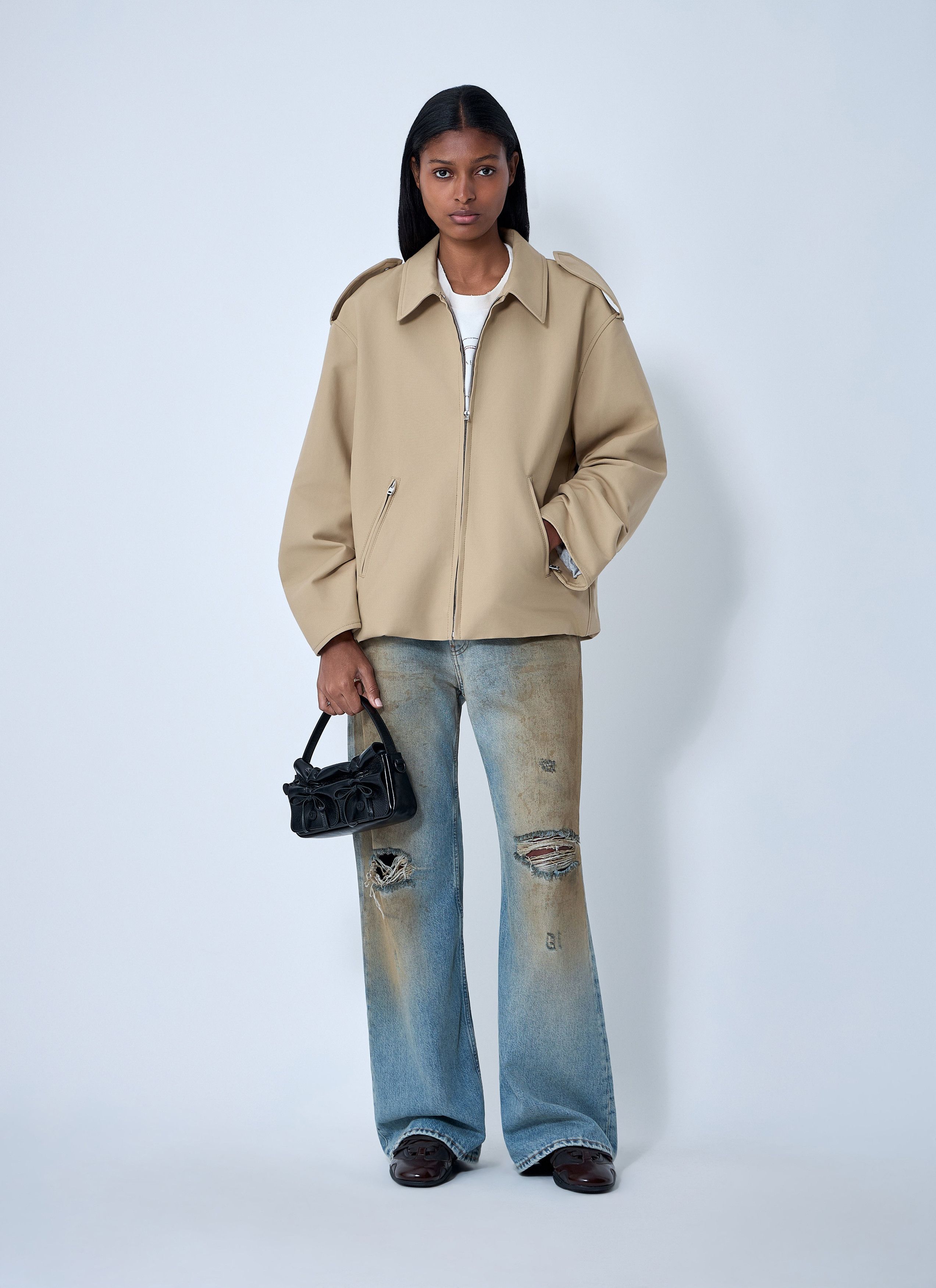 Acne Studios Cotton Satin Jacket Size M / US 6-8 / IT 42-44 - 2 Thumbnail