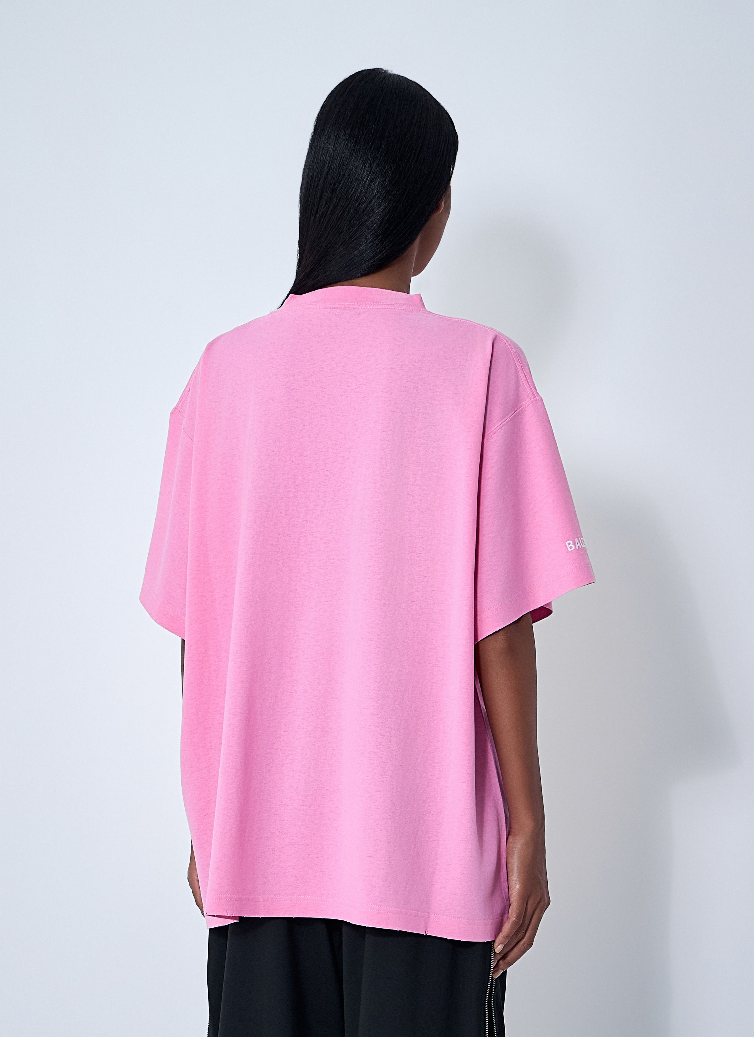Balenciaga Logo Motif T-Shirt Size M / US 6-8 / IT 42-44 - 4 Thumbnail