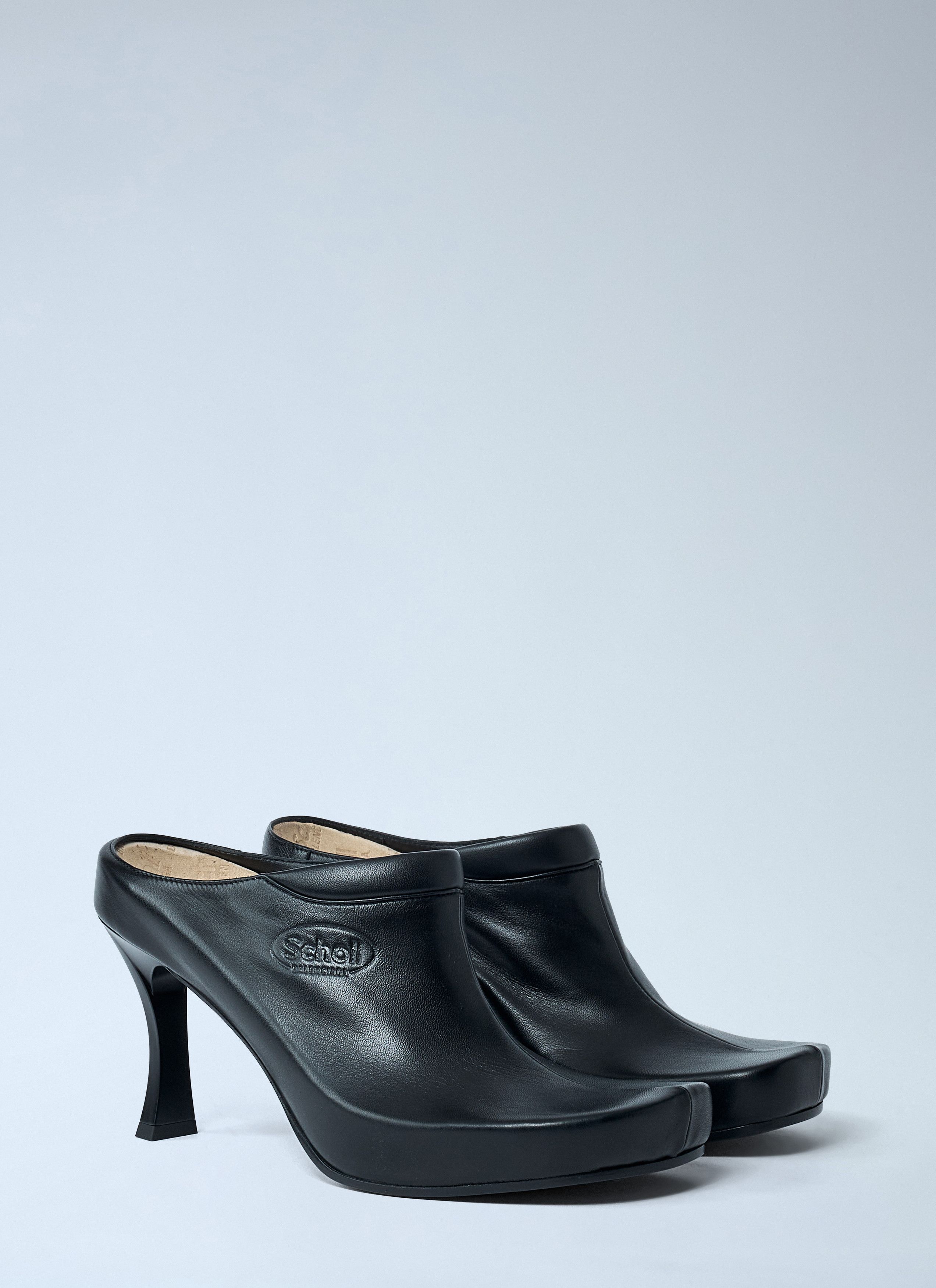 Balenciaga Scholl Heeled Mules Size US 6 / IT 36 - 2 Thumbnail