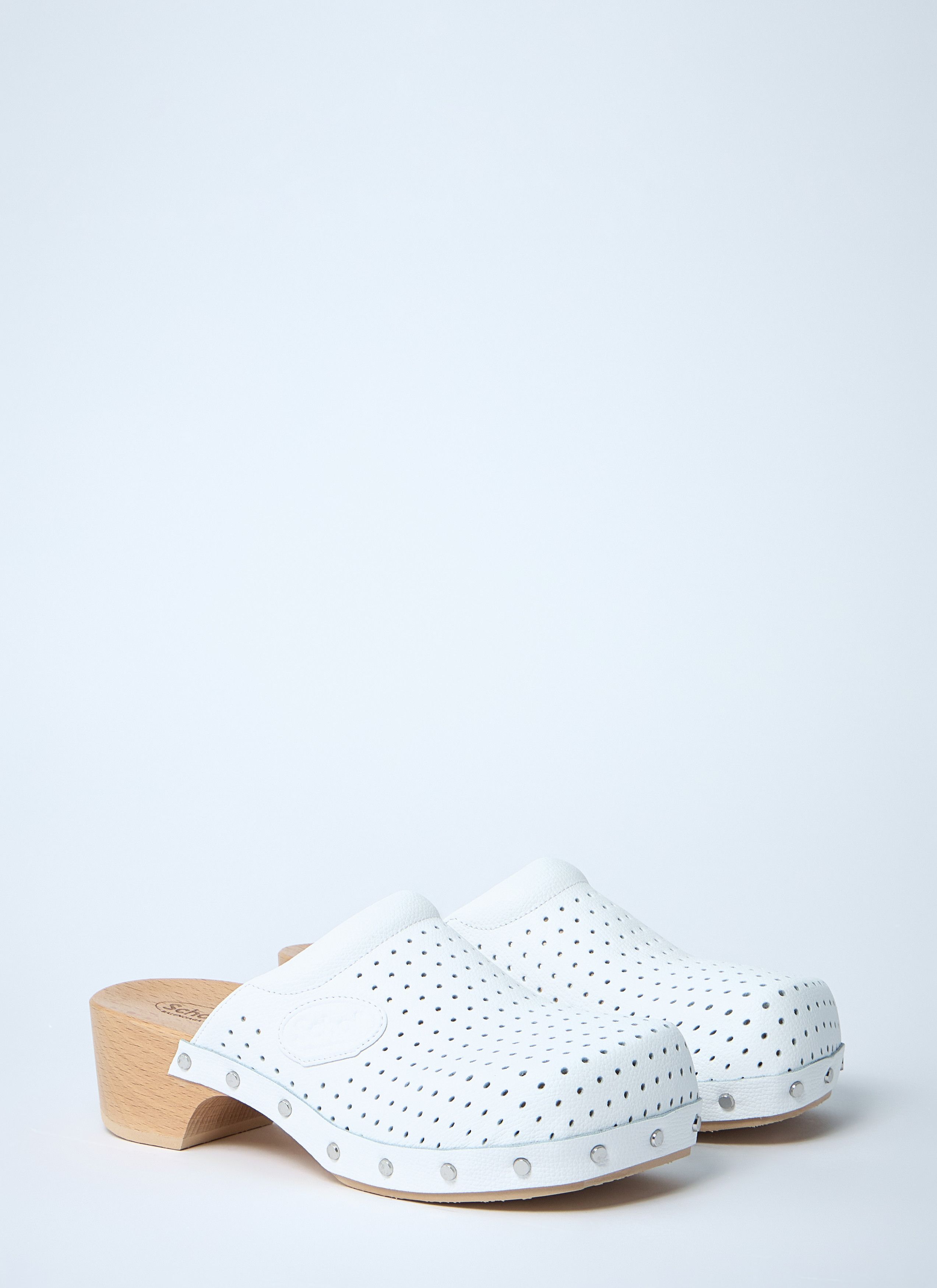 Balenciaga Perforated Heeled Clogs Size US 6 / IT 36 - 2 Thumbnail