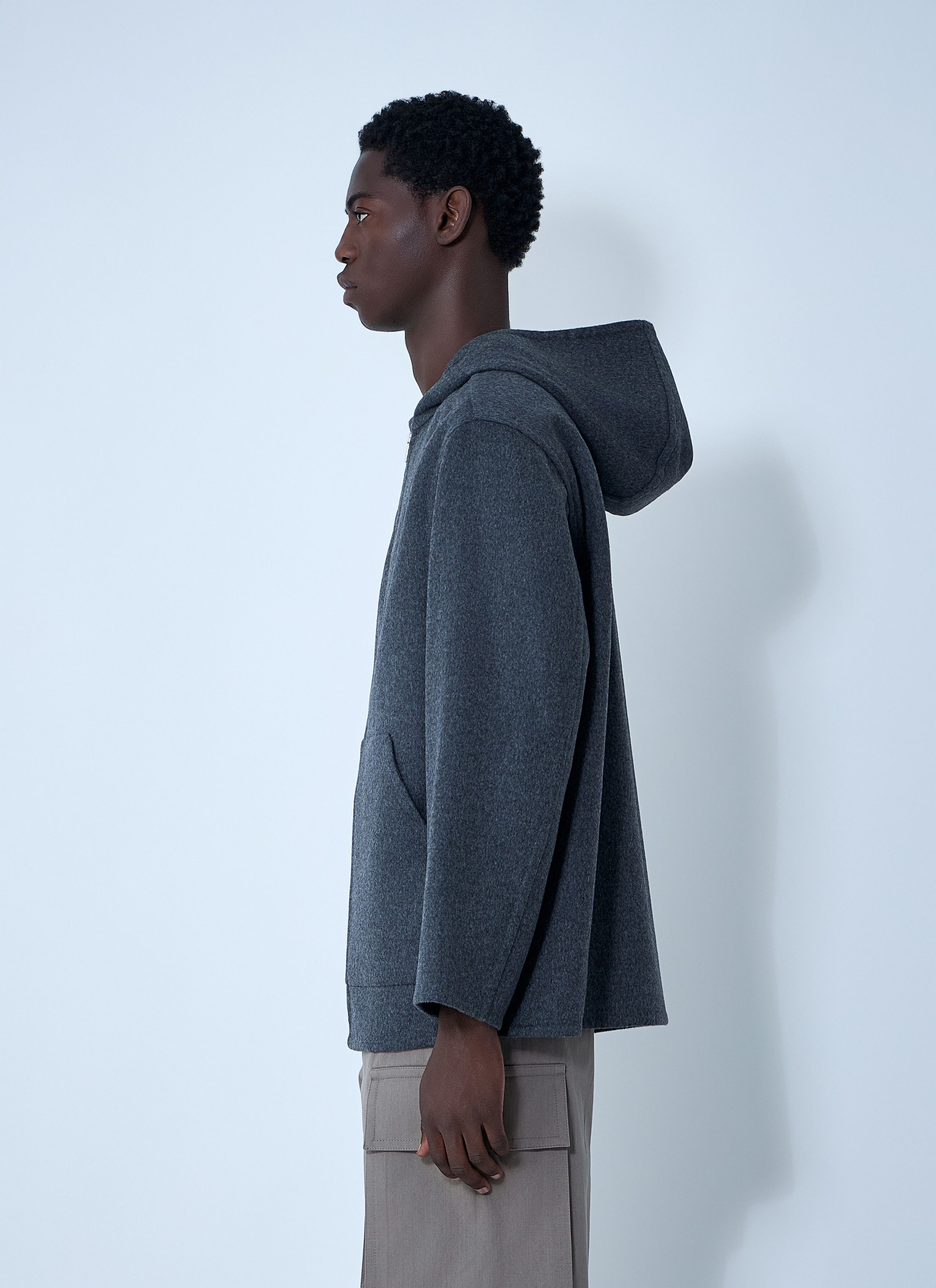 Bottega Veneta Double Face Wool Hooded Jacket Size US M / EU 48-50 / 2 - 3 Thumbnail
