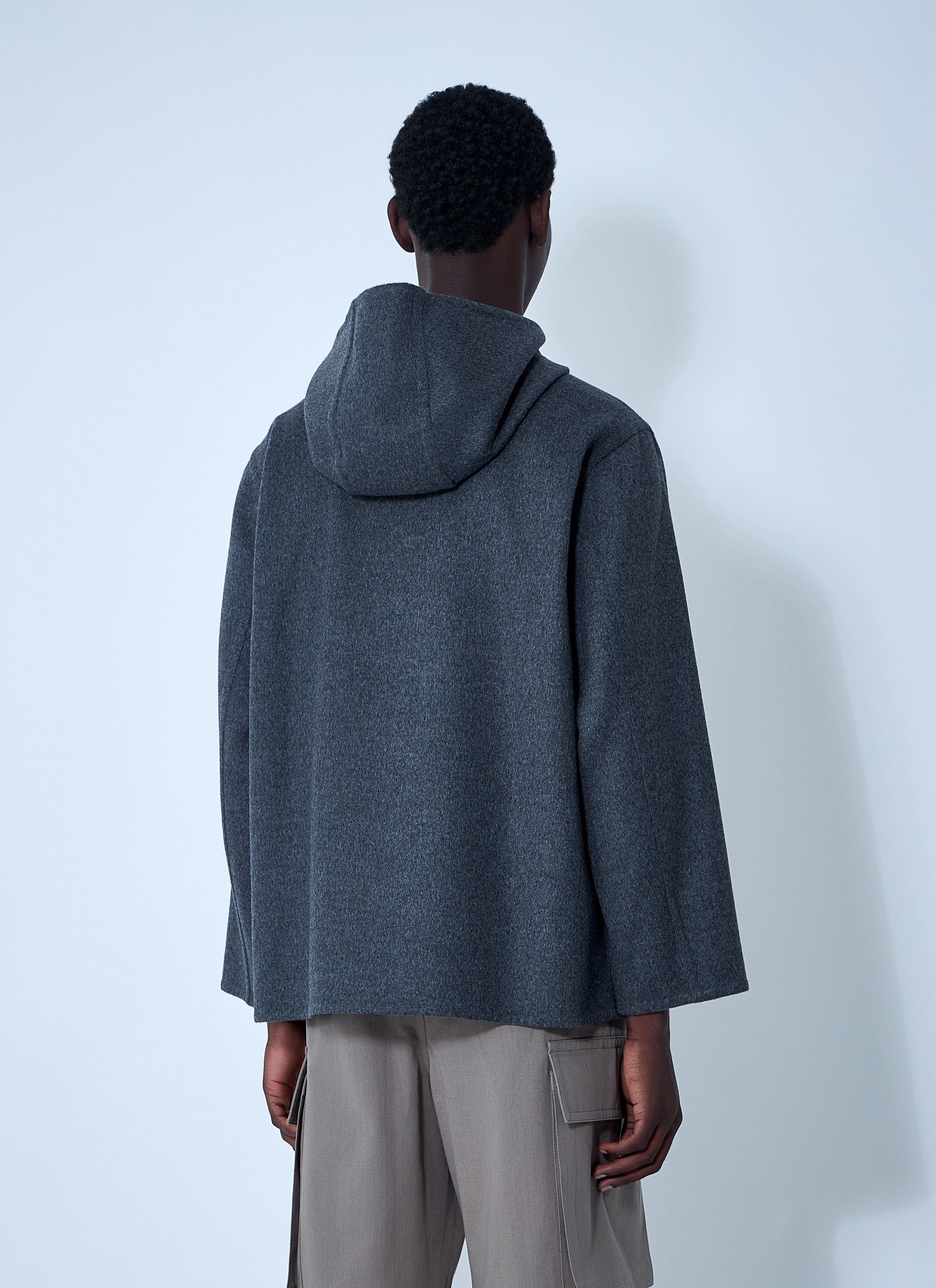 Bottega Veneta Double Face Wool Hooded Jacket Size US L / EU 52-54 / 3 - 4 Thumbnail