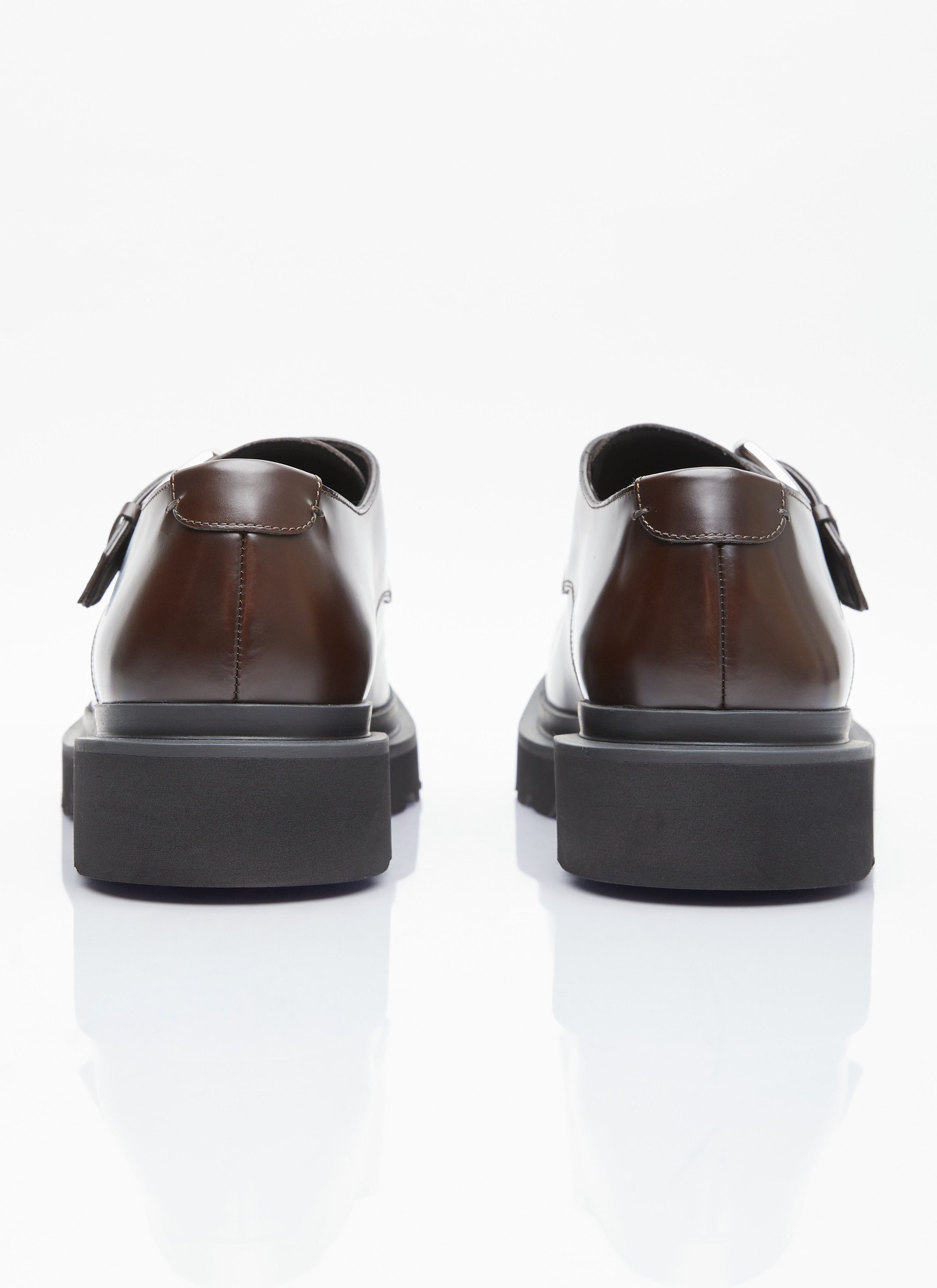 Dolce & Gabbana Brushed Leather Monkstrap Shoes Size US 8 / EU 41 - 5 Thumbnail