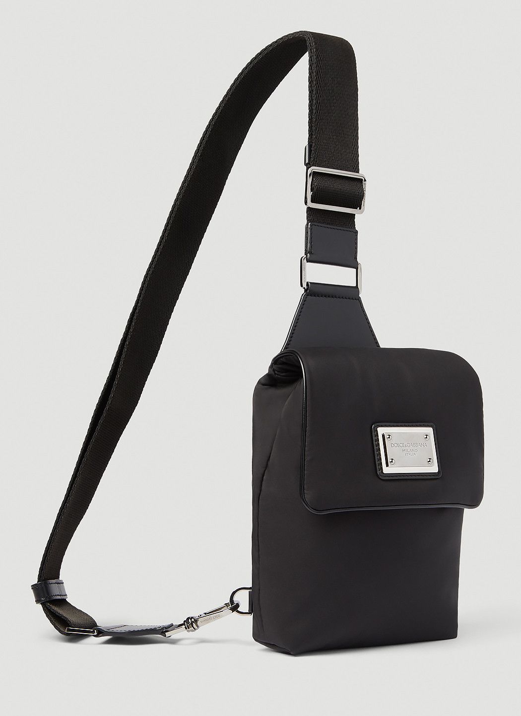 Dolce & Gabbana Logo Plaque Nylon Belt Bag Size ONE SIZE - 2 Thumbnail