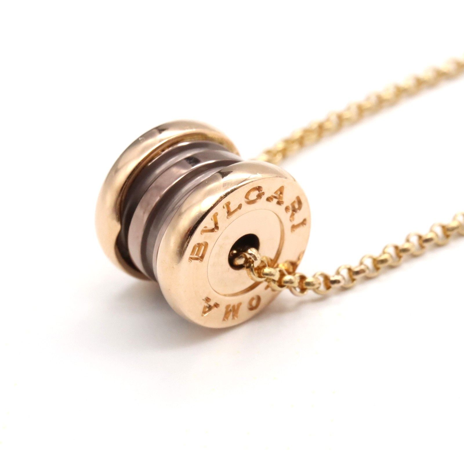 Bvlgari Bvlgari BVLGARI B-zero1 Au750 Ceramic Necklace Ceramic Necklace 353004 Size ONE SIZE - 6 Thumbnail