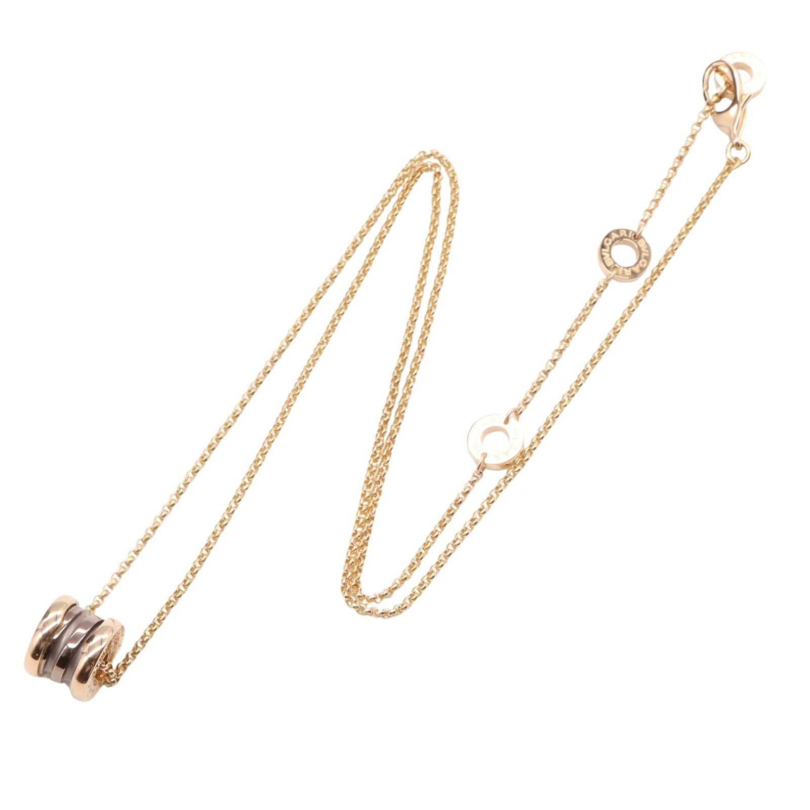 Bvlgari Bvlgari BVLGARI B-zero1 Au750 Ceramic Necklace Ceramic Necklace 353004 Size ONE SIZE - 2 Thumbnail