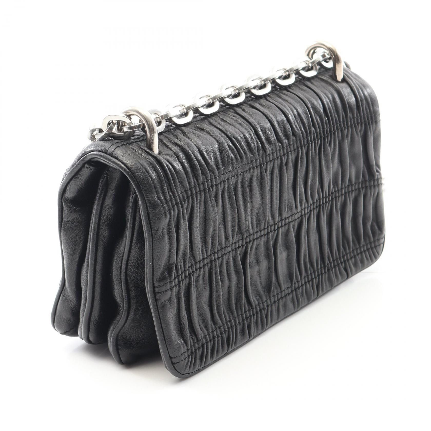 Prada Prada Prada 1BD137 Leather Shoulder Bag Leather Shoulder Bag 1BD137 Size ONE SIZE - 2 Thumbnail