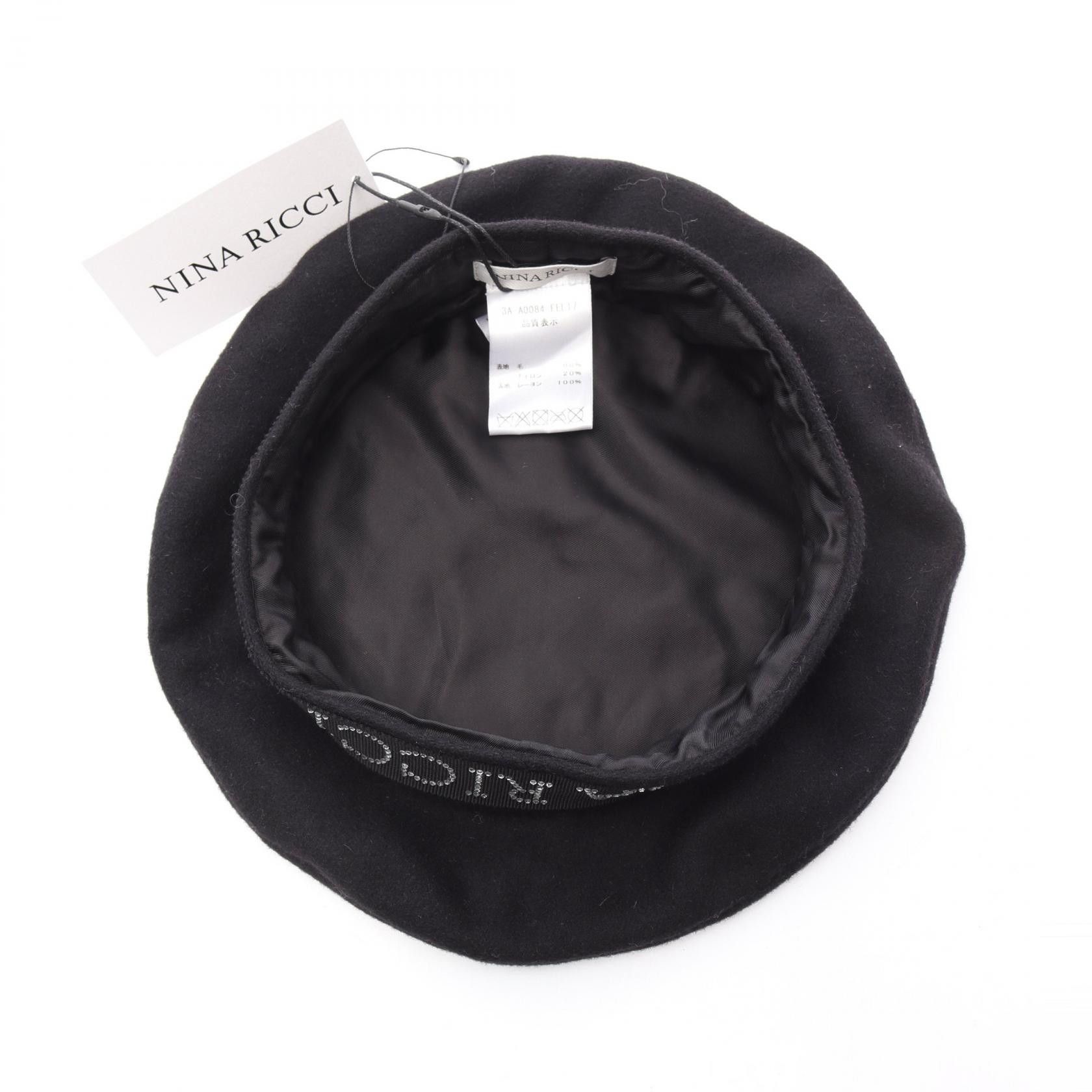 Other Other Nina Ricci 23AAA0084FEL017 Wool Nylon Hat Others Hats 23AAA0084FEL017 Size ONE SIZE - 3 Thumbnail