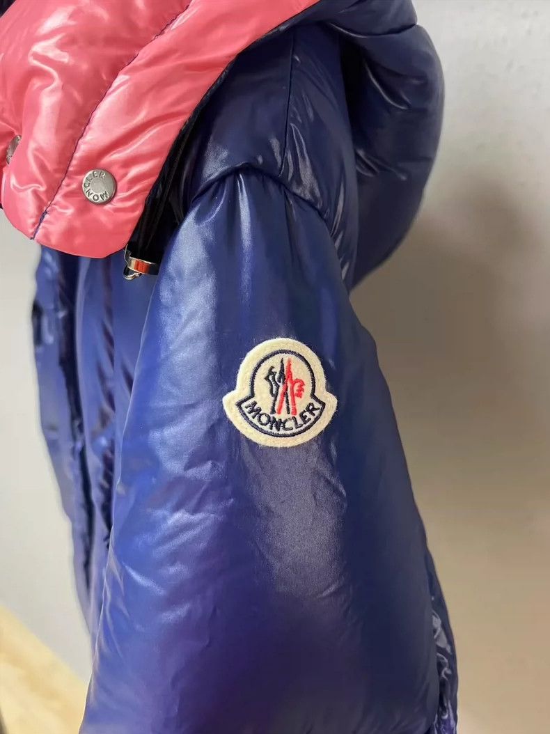 Moncler Moncler Parana Blue Pink Down Jacket Size US S / EU 44-46 / 1 - 3 Thumbnail