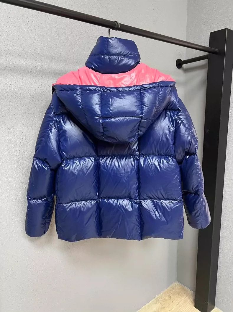 Moncler Moncler Parana Blue Pink Down Jacket Size US S / EU 44-46 / 1 - 2 Thumbnail