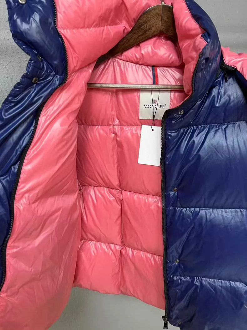 Moncler Moncler Parana Blue Pink Down Jacket Size US S / EU 44-46 / 1 - 4 Thumbnail