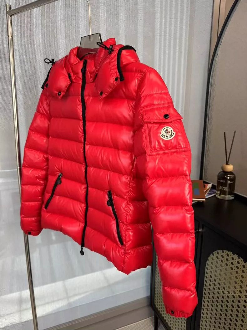 Moncler Moncler Bady Red Hooded Down Jacket Size US S / EU 44-46 / 1 - 3 Thumbnail