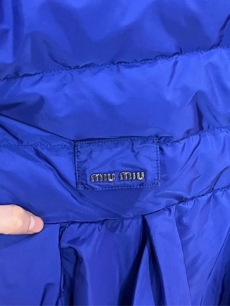 Miu Miu miumiu blue short down jacket Size US M / EU 48-50 / 2 - 3 Thumbnail