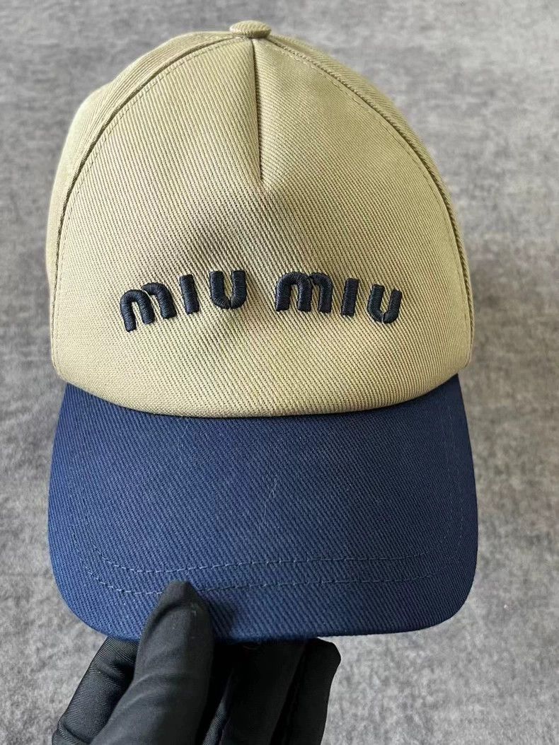 Miu Miu miumiu colorblock baseball cap Size ONE SIZE - 2 Thumbnail