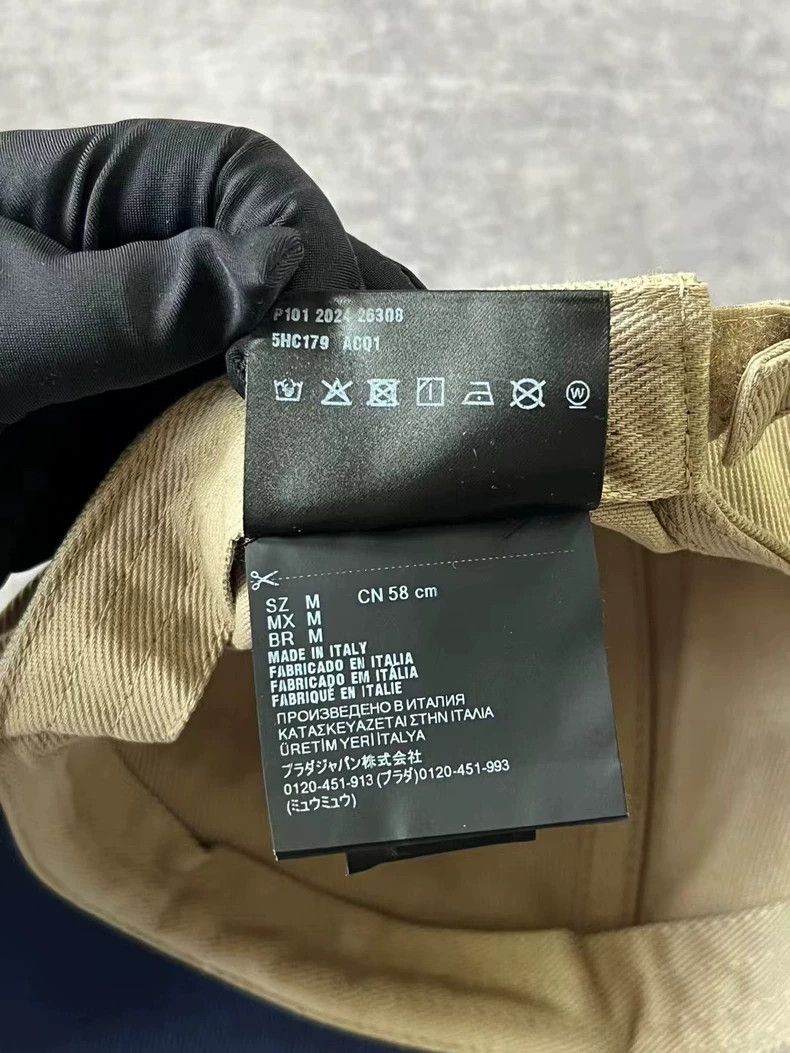 Miu Miu miumiu colorblock baseball cap Size ONE SIZE - 6 Thumbnail