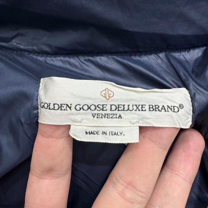 Golden Goose Golden Goose Corduroy Patchwork Down Coat Size US L / EU 52-54 / 3 - 3 Thumbnail