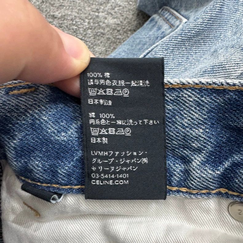Celine washed denim jeans