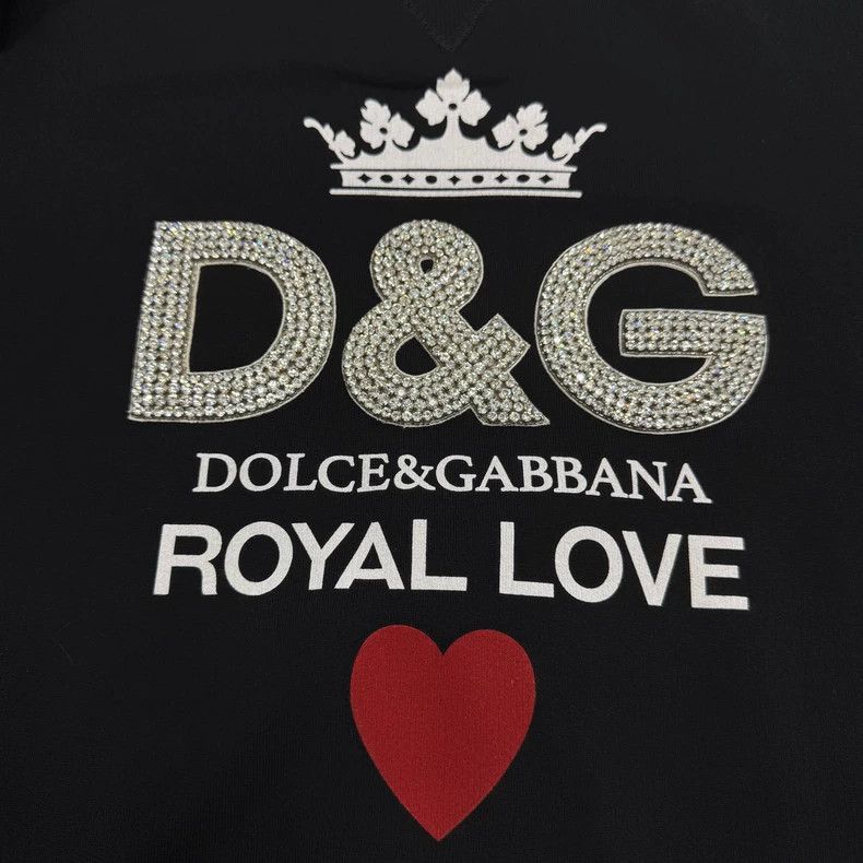 Dolce & Gabbana DG rhinestone letter long sleeve sweatshirt Size US L / EU 52-54 / 3 - 3 Thumbnail