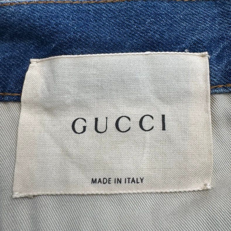 Gucci Gucci floral embroidered cropped jeans Size US 32 / EU 48 - 3 Thumbnail